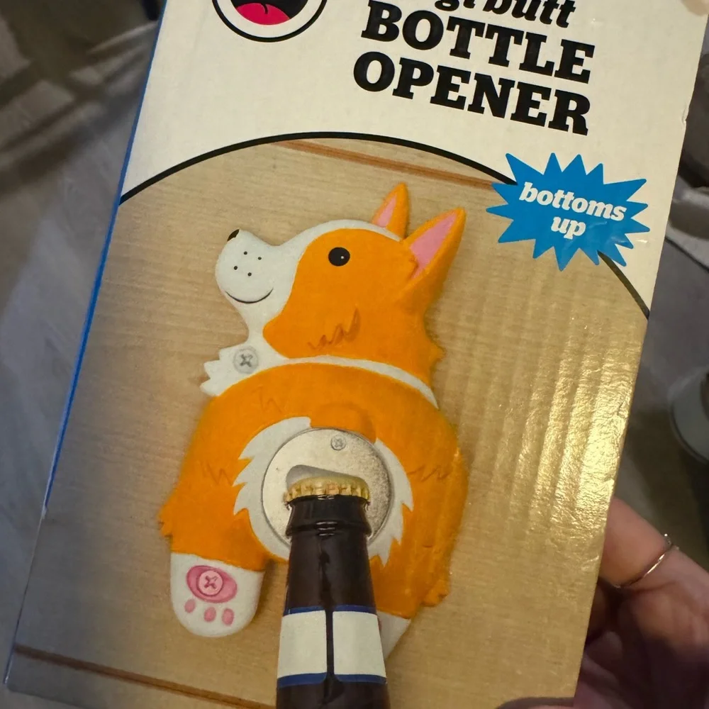 Corgi Bottle Opener - box and screws all included